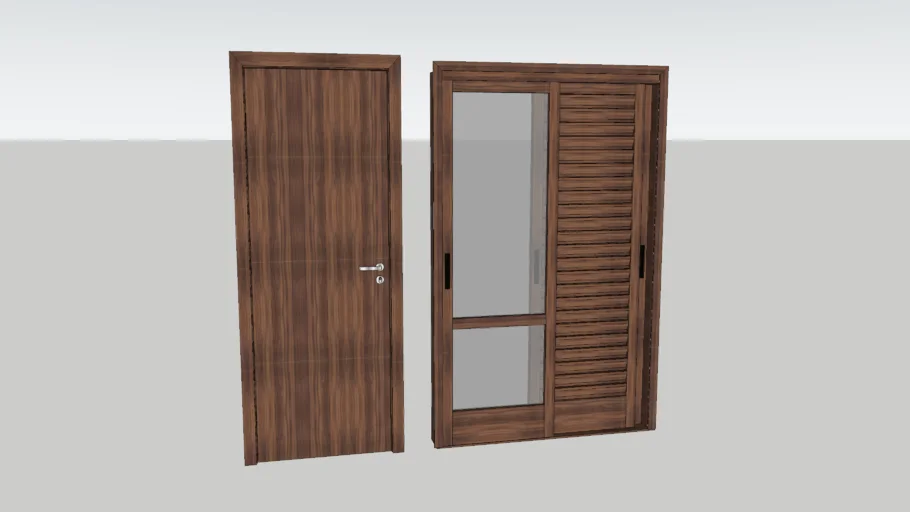 Portas de madeira