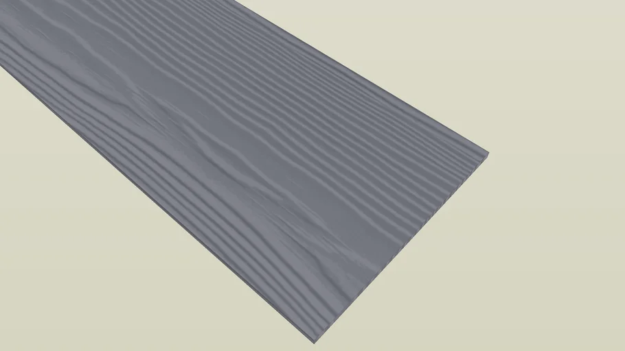 Siding Fibrocemento 6mm×19cm×3.66m Gris Oscuro