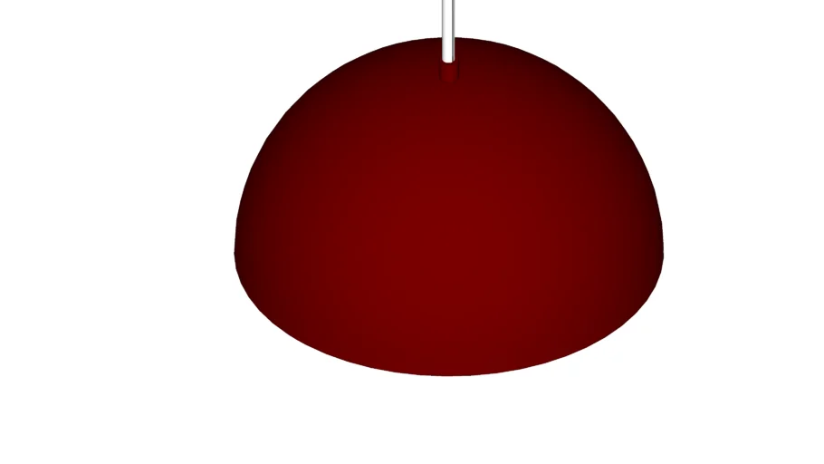 Luminária Pendente SFERA cúpula de 25 cm - Iluminação de Teto - Golden Art