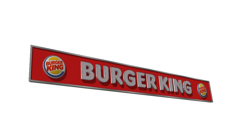 Burger King Fascia with moulded bun logos
