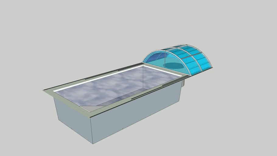 GFK-Pool 6 x 3 mit Abdeckung