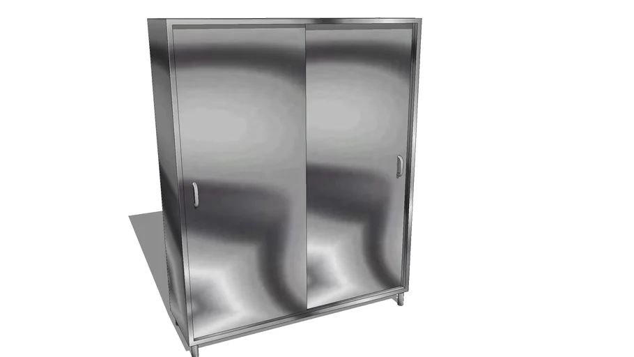 stainless steel kitchen cabinets