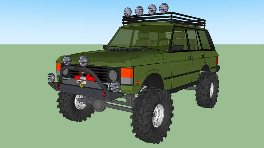 modified range rover | 3D Warehouse