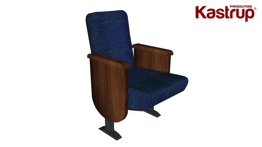 Poltrona Auditorio KAS 003 Ômega - Poltronas Kastrup