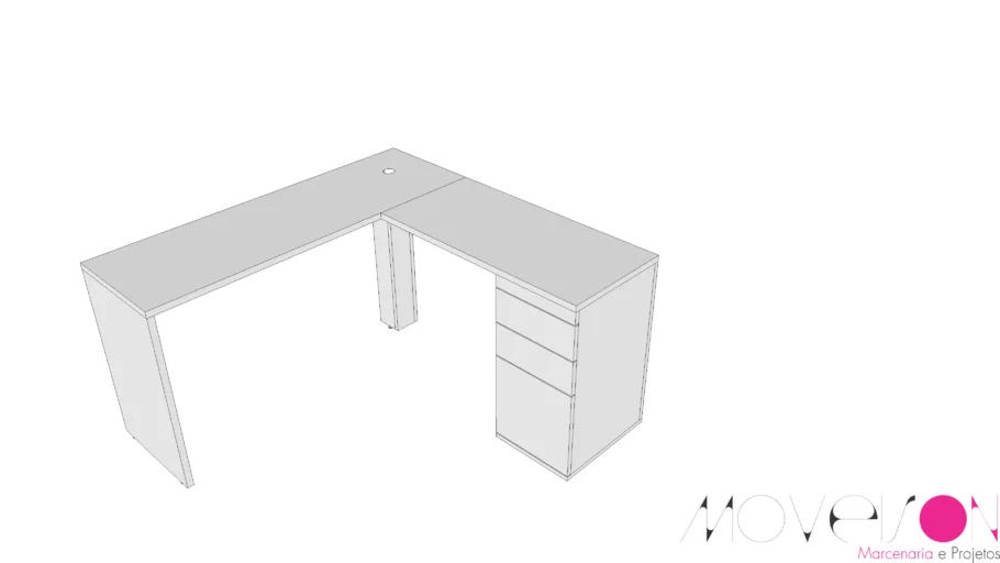 Mesa em L