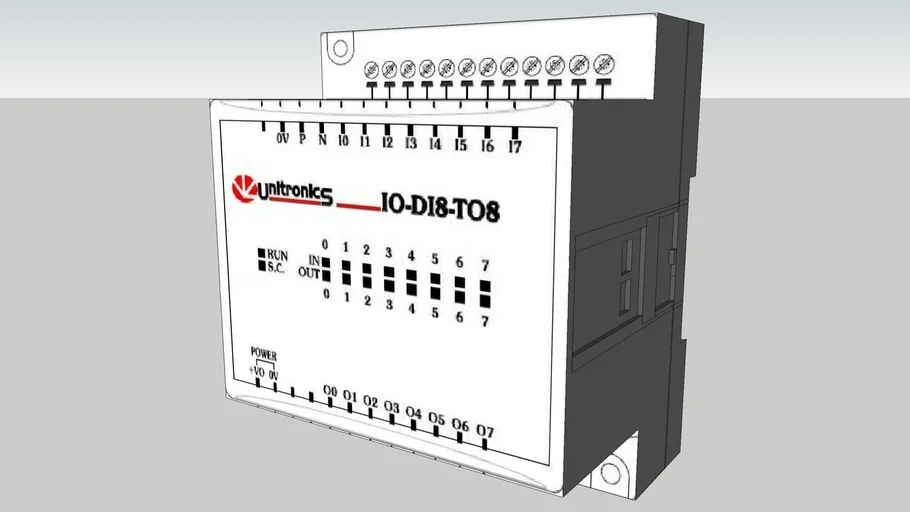 I/O Module io-dio-to8 Unitronics - clp PLC