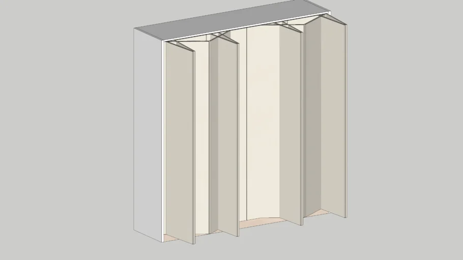 Armario Ptas Plegables Correderas 230 cm _TEGAR