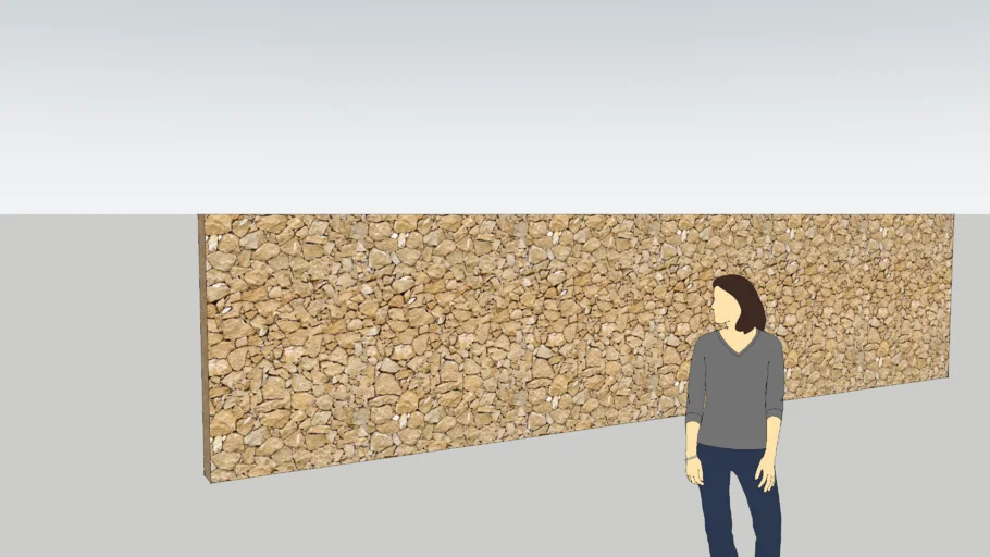 Stone wall material