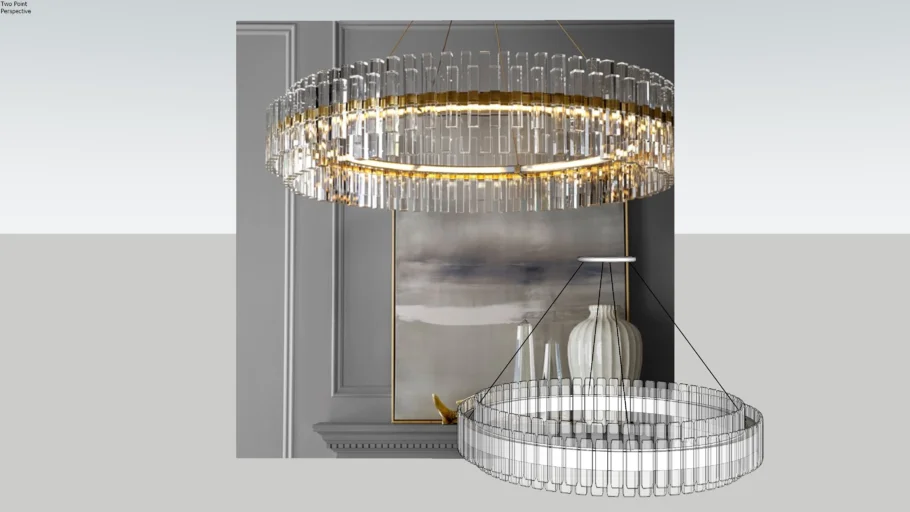 Circular Crystal Chandelier