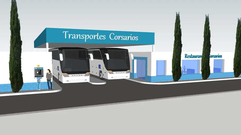 estación de camiones