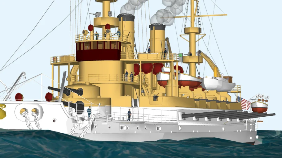 30 USS Kearsarge (BB-5) 1903