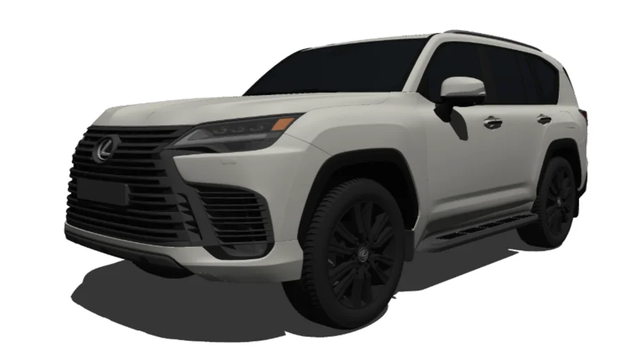 2022 Lexus LX 600 (WIP) / 2D Example