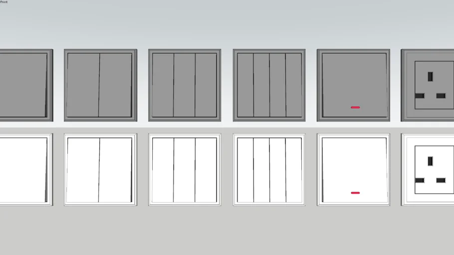 Electrical Fittings - Switch Socket (Simon E3)