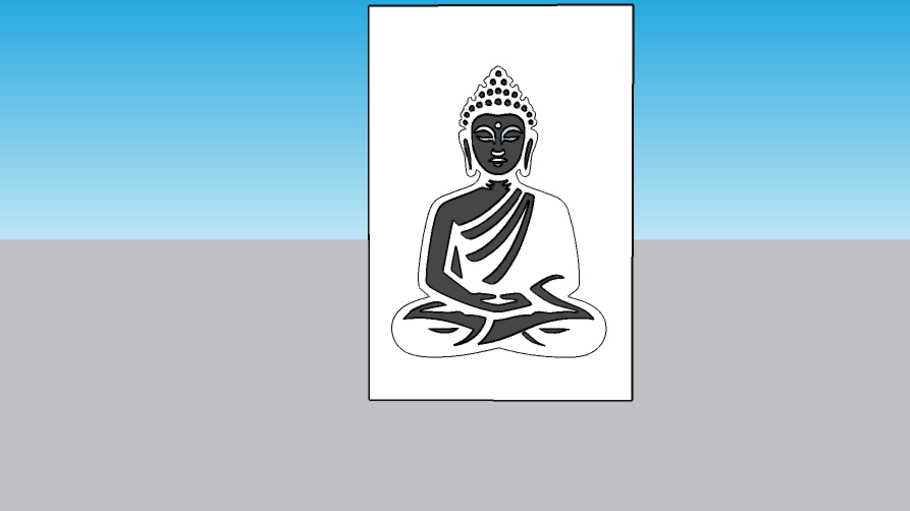 buddha cnc jali 