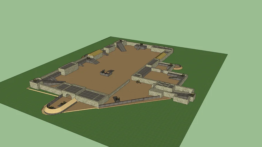 The Alamo scale model