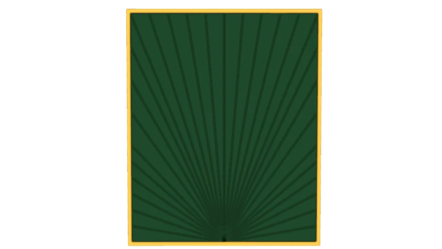 Headboard ( Sunburst pattern headboard )