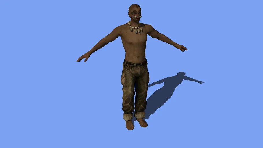 Fallout II Sulik (low poly)