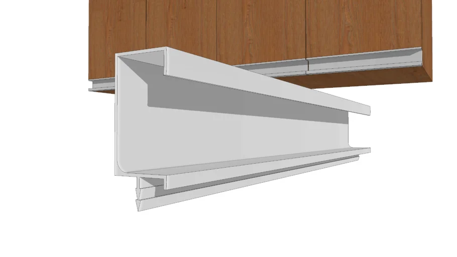 C-TYPE ALUMINUM CABINET HAND GRAB