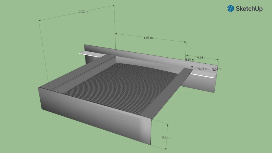 King size bed structure | 3D Warehouse