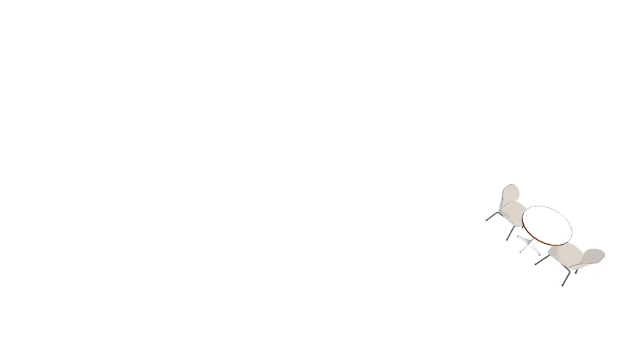 CAFE TABLE AND CHAIR