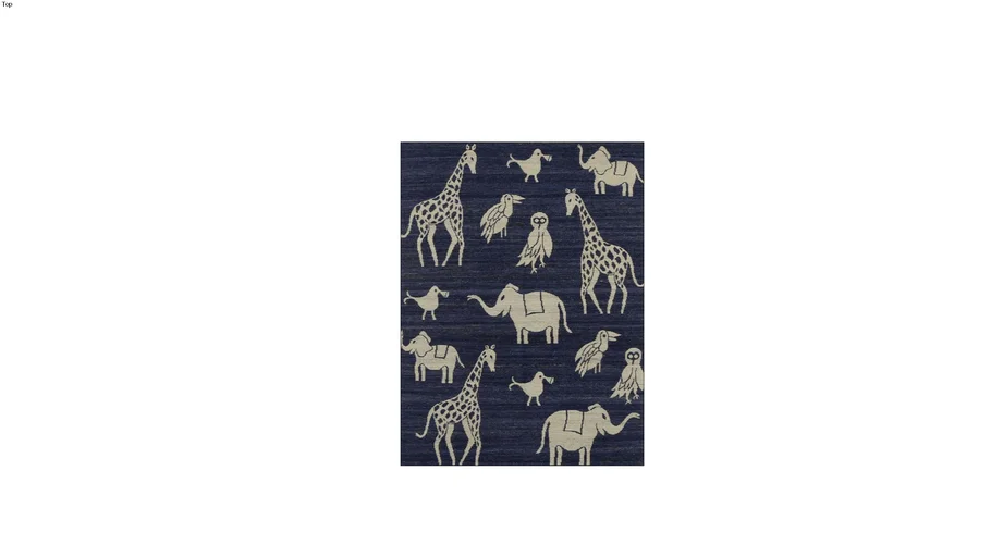 KILIM FREEDOM ZOO OFF WHITE BIC