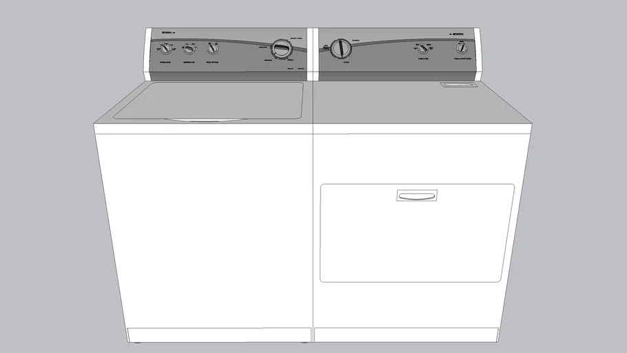 Kenmore 600 Series Washer & Dryer Set