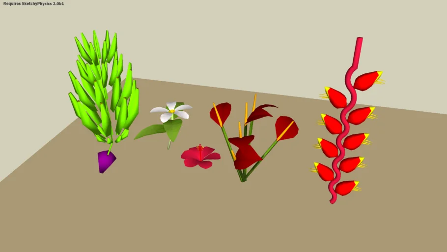 tropical flowers