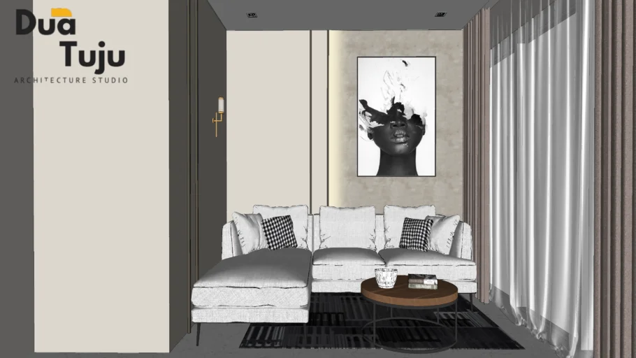 Small Living Room Interior Japandi