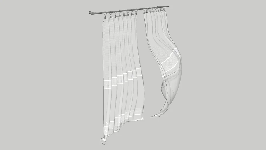 Fluttering curtain | Развевающаяся занавеска