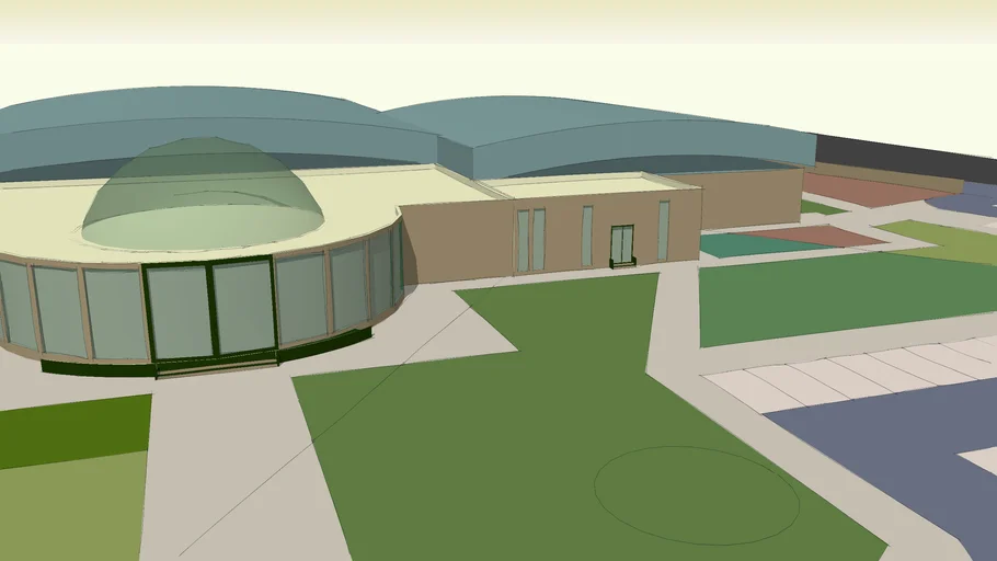 SKETCH OF SPORTS COMPLEX 