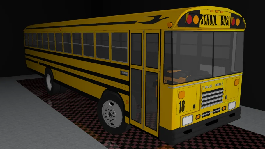 Blue Bird TC2000 - Stock schoolbus -