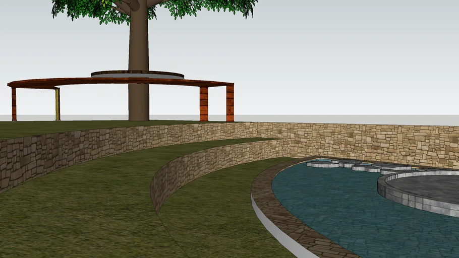 outdoor reading and sitting spaces