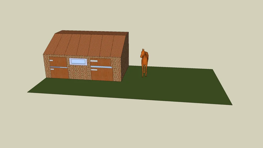 horse and stable