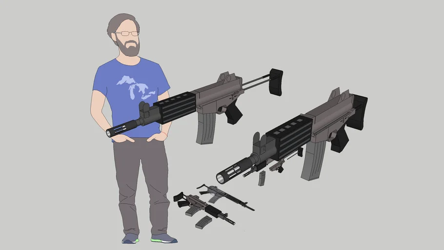 K1/K1A carbine assault rifle, Daewoo & S&T Motiv ,KOREA