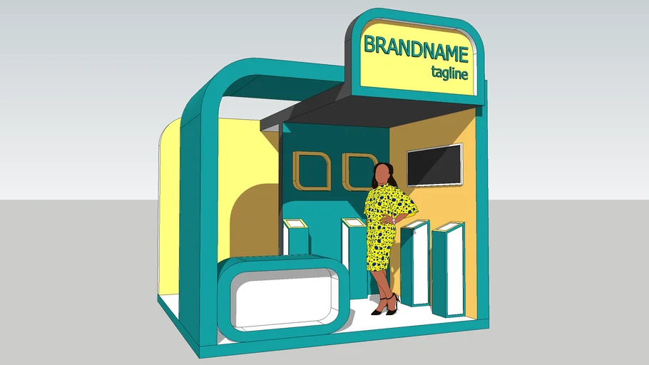 Simple Booth Design 3x3