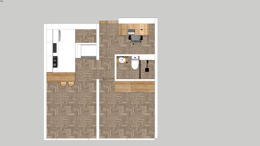 STUDIO APARMENT WARM MINIMAL
