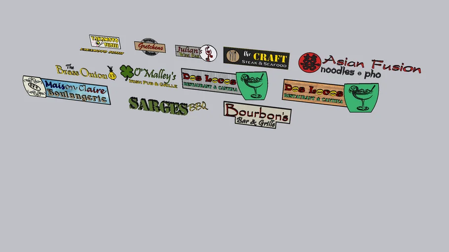 Restaurant Signs - 2