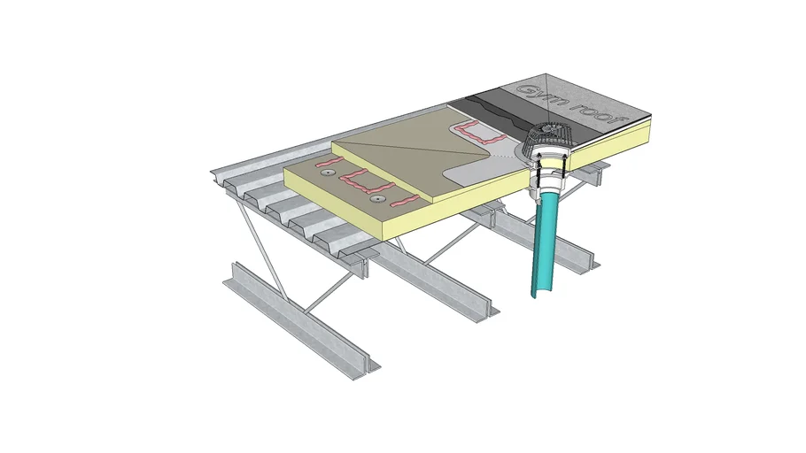 GAF SCHOOL - 08 Roof drain