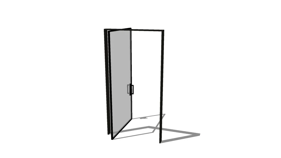 Pivot Glass Door