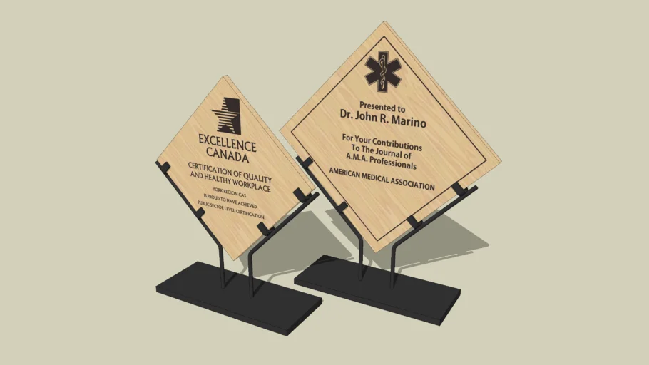 Award Steel Wood