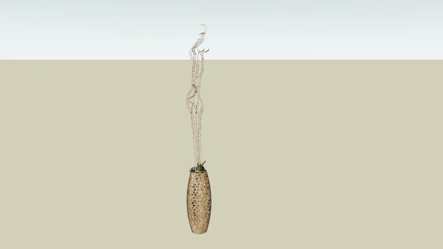 Branched in tall vase