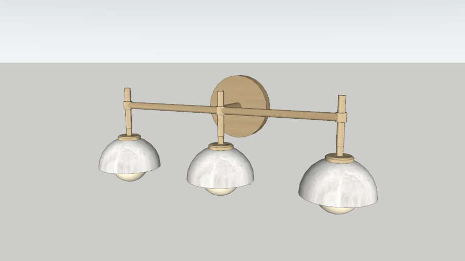 GREENWICH TRIPLE SCONCE