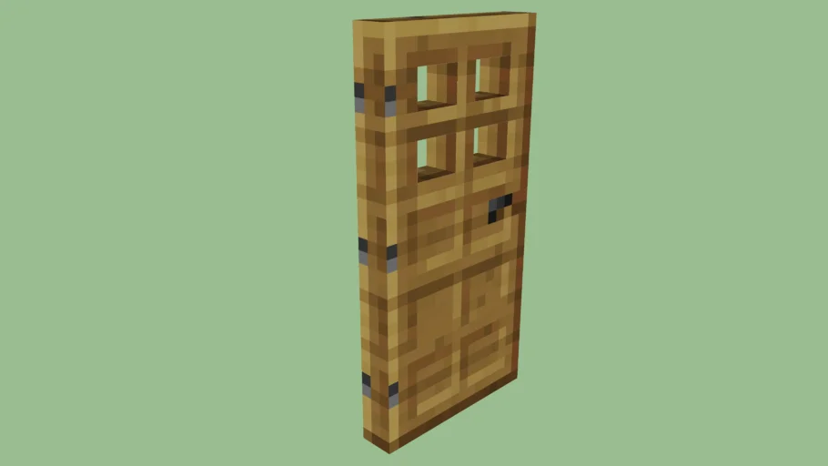 Minecraft (Wooden) Door by Zapperier