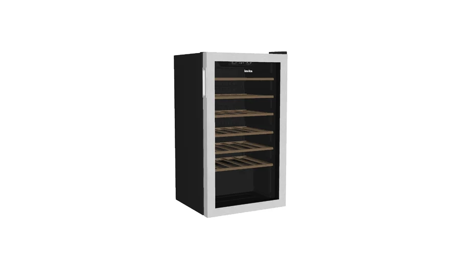 ADEGA INVITA INOX 34 GARRAFAS FREESTANDING