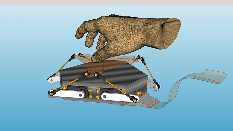 6 DOF Stewart platform.