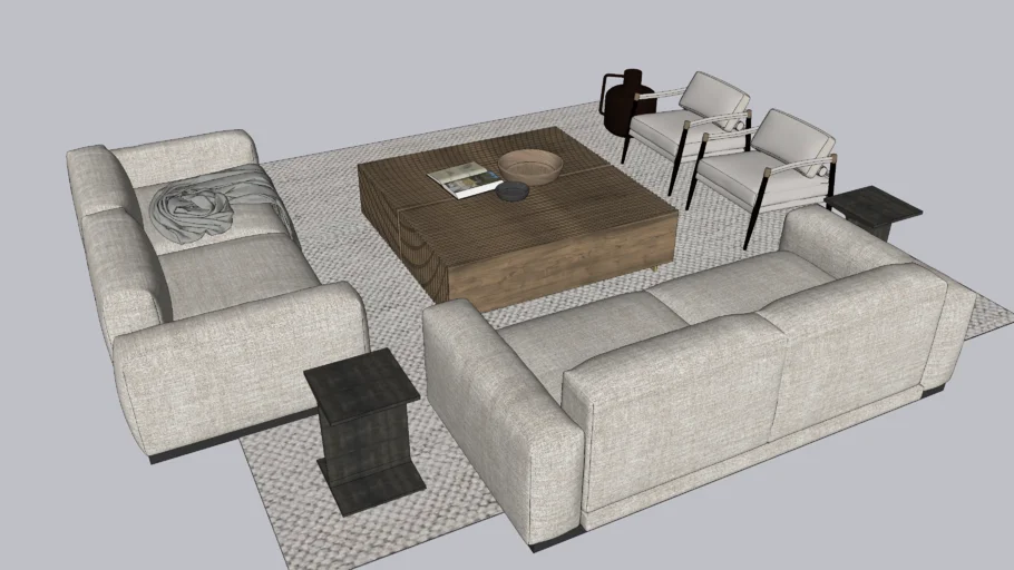 LIVING ROOM FURNITURE | 3D Warehouse