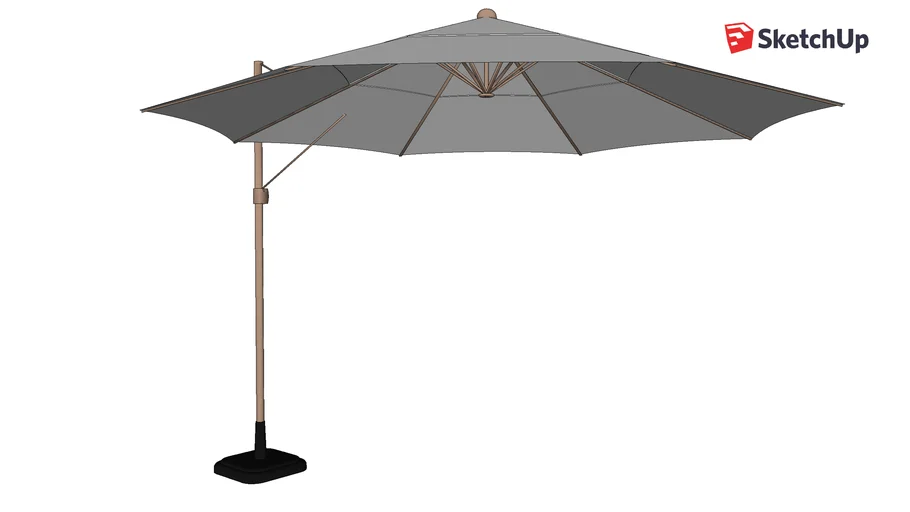 Ombrelone com base - Living Concep Externo