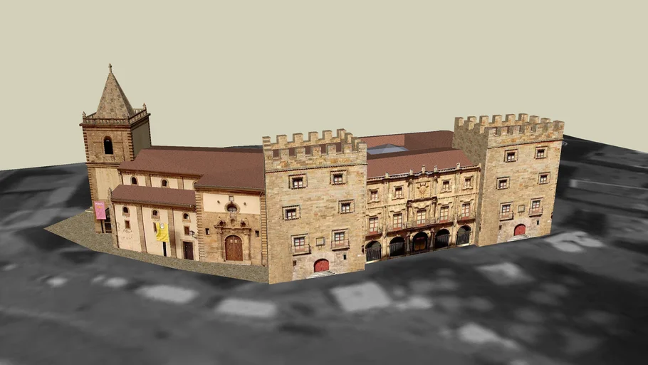 Palacio Revillagigedo y Colegiata de San Juan (Gijón)