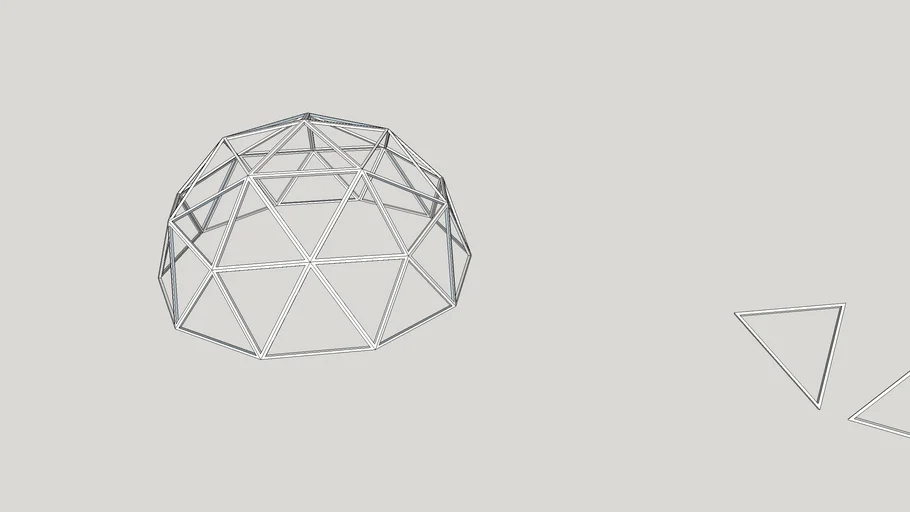 2V Geodesic Dome 2m Height