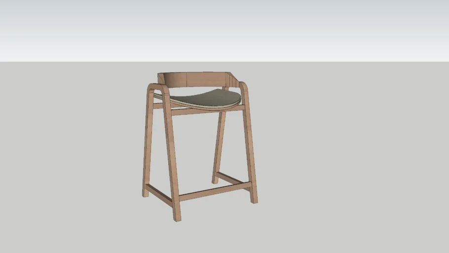 Tolv Inlay Upholstered Bar Stool